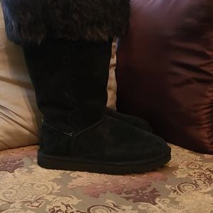 UGG Boot Faux Fur Trim